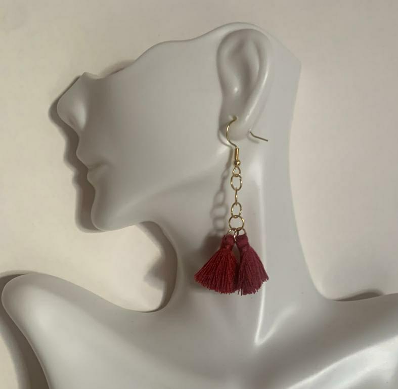 Long Double Tassel Fashion Earring